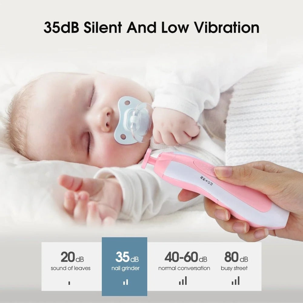 Baby Electric Nail Trimmer - Safe & Gentle for Newborns