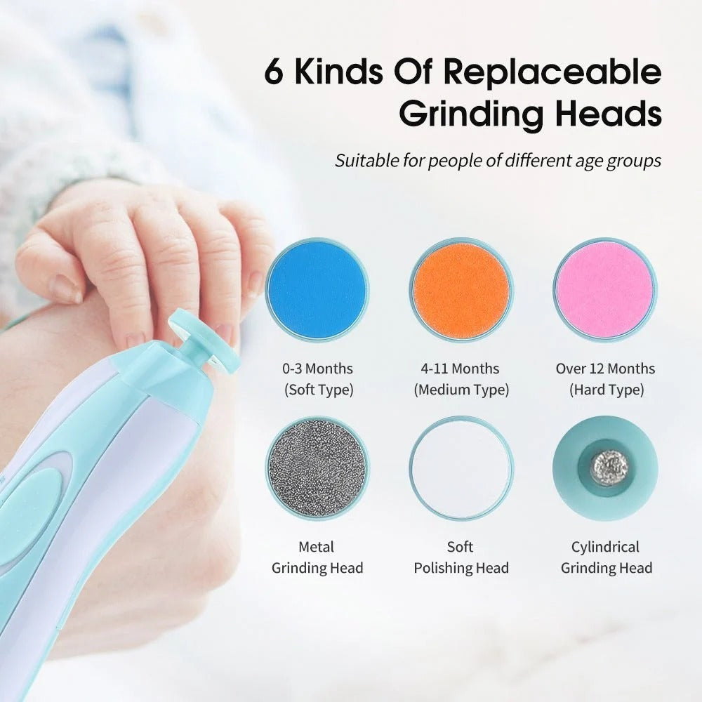 Baby Electric Nail Trimmer - Safe & Gentle for Newborns