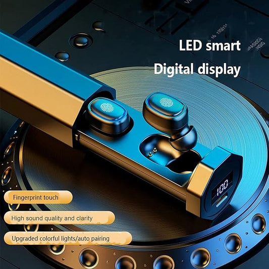 True Wireless Earbuds with Digital Display